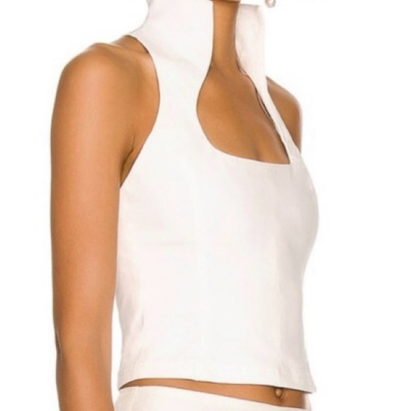 Cult Gaia Dulcie Top in Off White - Picture 2 of 7